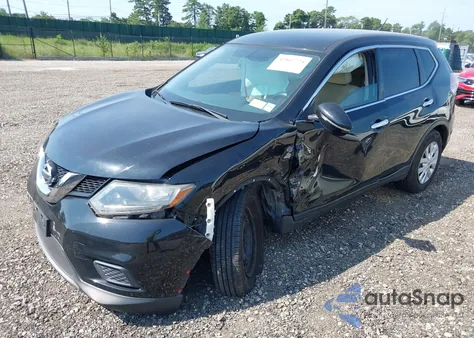 2014 Nissan Rogue S z USA, uszkodzony, nr VIN 5N1AT2MV1EC834227